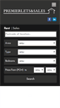 Mobile Screenshot of premierletsandsales.com
